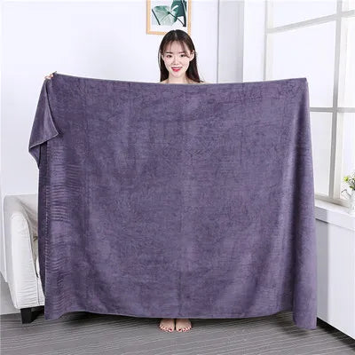 150X200CM LargeTowels thickening beauty salons Bath towels quick drying are soft skin friendly hotel massage Beach Towels