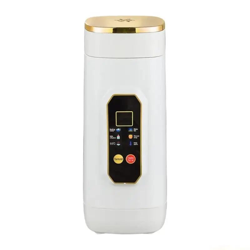 D0AB Electric Kettle 450ml/650ml Portable Water Boiler with 6 Temperature Control Stainless Steel Heating Cup for Travel