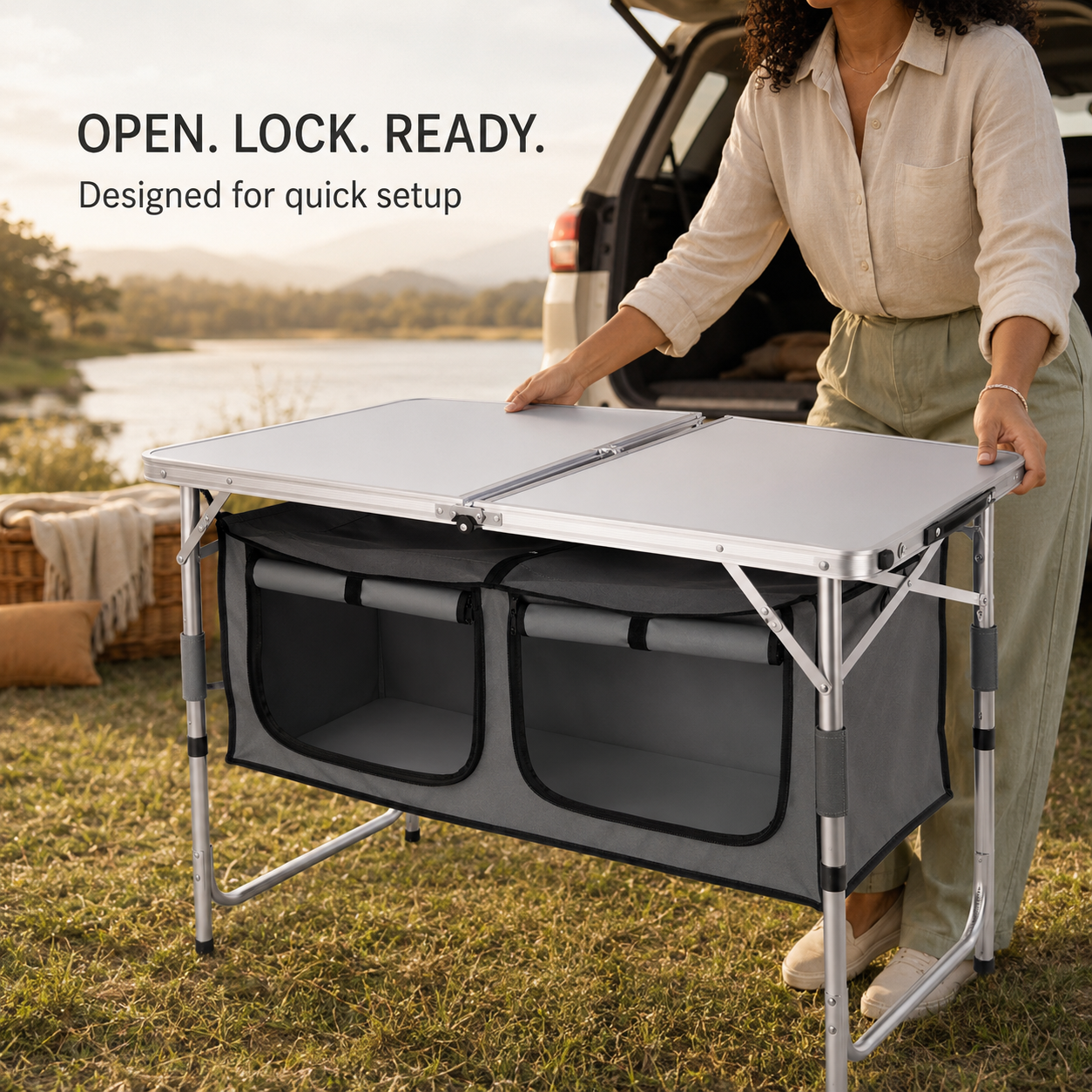Estate Picnic Folding Table