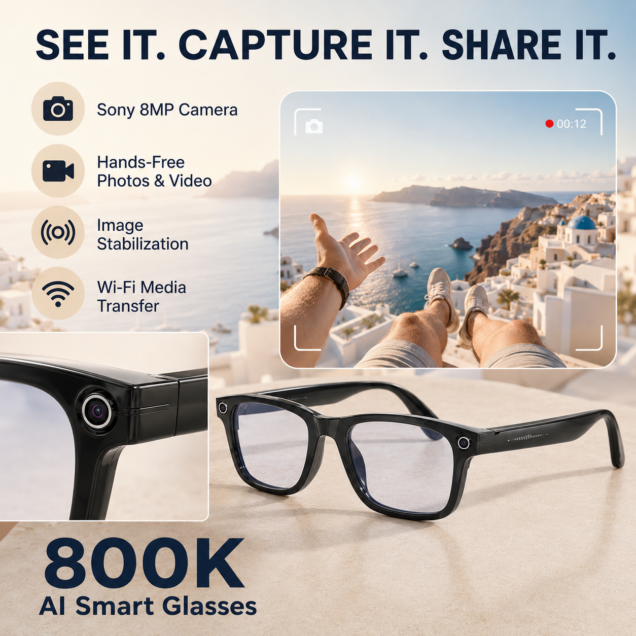 Oracle Smart Camera Translation Glasses