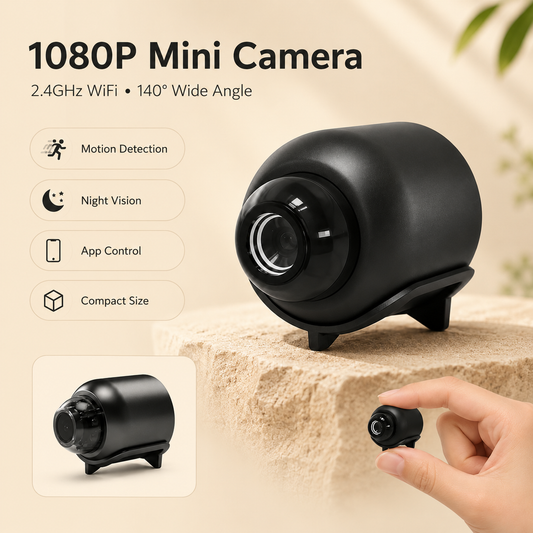 Mini WiFi Security Camera 1080P Full HD
