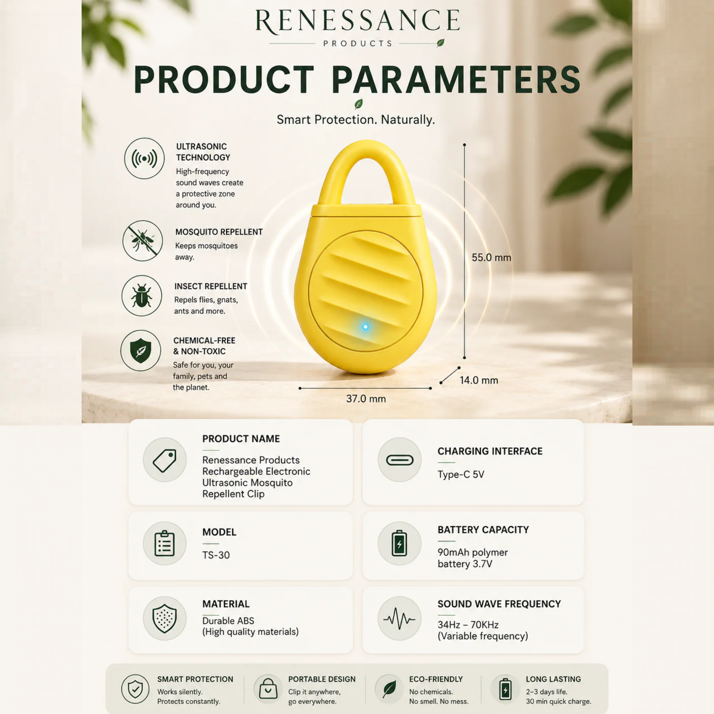 Portable Electronic Mosquito Repellent