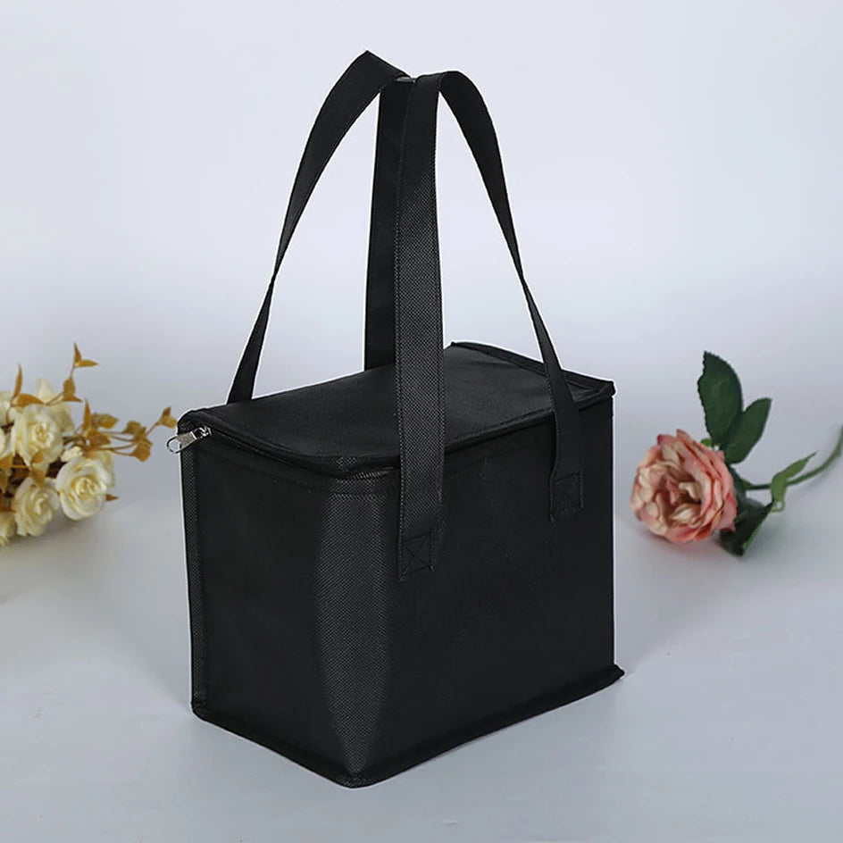 Portable Lunch Cooler Bag Folding Insulation Picnic Ice Pack Food Thermal Bag Drink Carrier Insulated Bags Food Delivery Bag