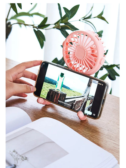 Fan for Cart Stroller Fans Portable Outdoor Fan Clip On for Baby 600mAh USB Rechargeable Handheld Electric Fan for Home 3 Speeds