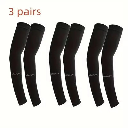 Cooling Breathable UV Protection Sleeves, Elastic Sunproof Arm Covers for Driving Golf Fishing Cycling Hiking Daily Sports Use