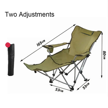 Outdoor Camping Folding Chair Portable Angle Adjustable Chaise Sun Beach loungers Garden Terrace Relax Recliner