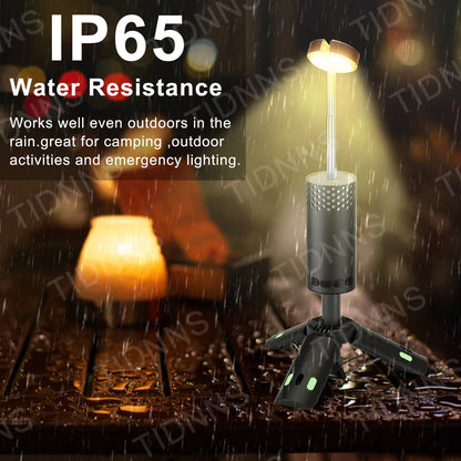Telescopic Camping Light Rechargeable Fishing Lantern Dimming Night Atmosphere Light Emergency Light for Power Failure 10000mAh