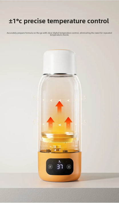 Corrosion-Resistant Electric Bottle, Large Capacity Portable, Constant Temperature Long-Lasting, Travel Heating Water Mug