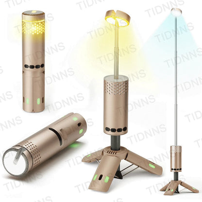 Telescopic Camping Light Rechargeable Fishing Lantern Dimming Night Atmosphere Light Emergency Light for Power Failure 10000mAh