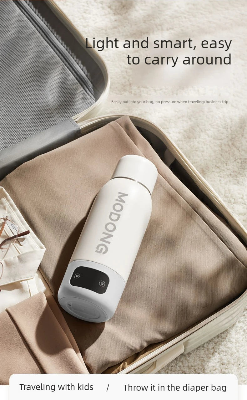 Corrosion-Resistant Electric Bottle, Large Capacity Portable, Constant Temperature Long-Lasting, Travel Heating Water Mug