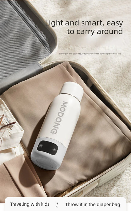 Corrosion-Resistant Electric Bottle, Large Capacity Portable, Constant Temperature Long-Lasting, Travel Heating Water Mug