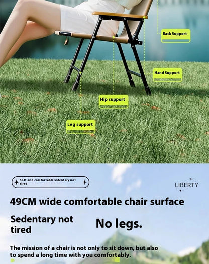 Gianxi Outdoor Foldable Chair Portable Kemet Chair Picnic Table And Chair Beach Chair Ultra Light Camping Chair Chair Beach