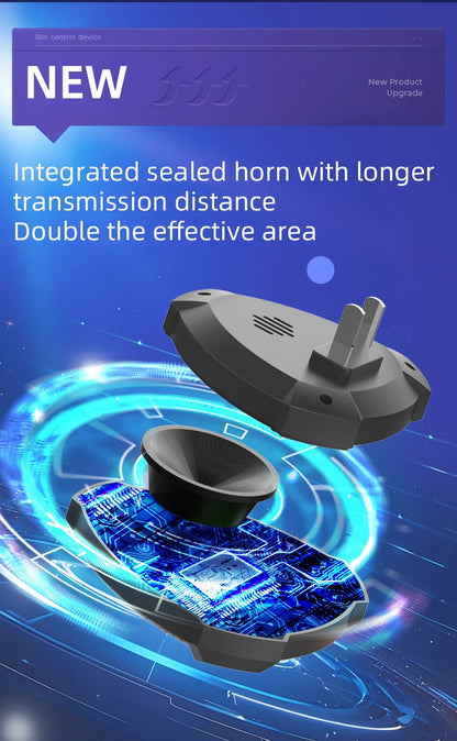Intelligent Ultrasonic Rodent Repellent High-power Warehous Kitchen To Drive Away Mice And Cockroaches Household Use