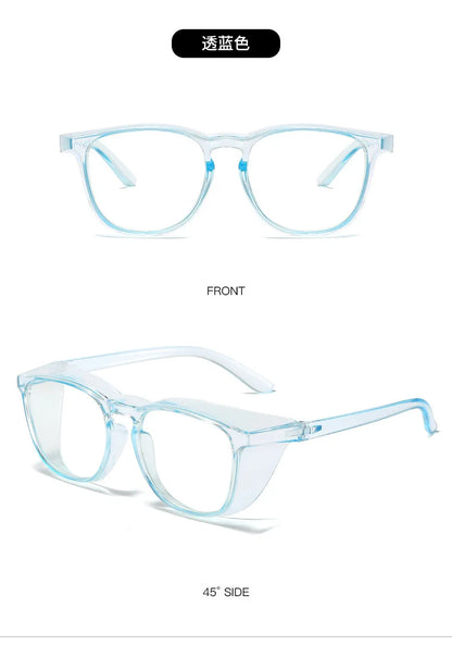 Safety Glasses Anti Fog Goggles Protective Glasses Side Shields Anti Blue Light protection Eye Glasses for Men Women Reading Gla
