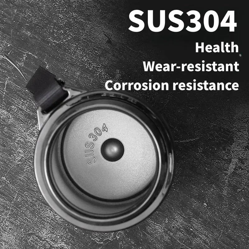 800ML-1L Stainless Steel Thermos Bottle 304 Tea Bottle Car Vacuum Bottle with LED Temperature Display Portable Drinking Cup