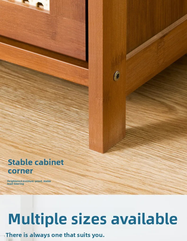 Imitation rattan woven shoe cabinet, simple shoe rack at the door of the home, economical, good-looking indoors