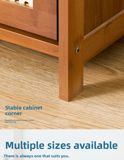 Imitation rattan woven shoe cabinet, simple shoe rack at the door of the home, economical, good-looking indoors