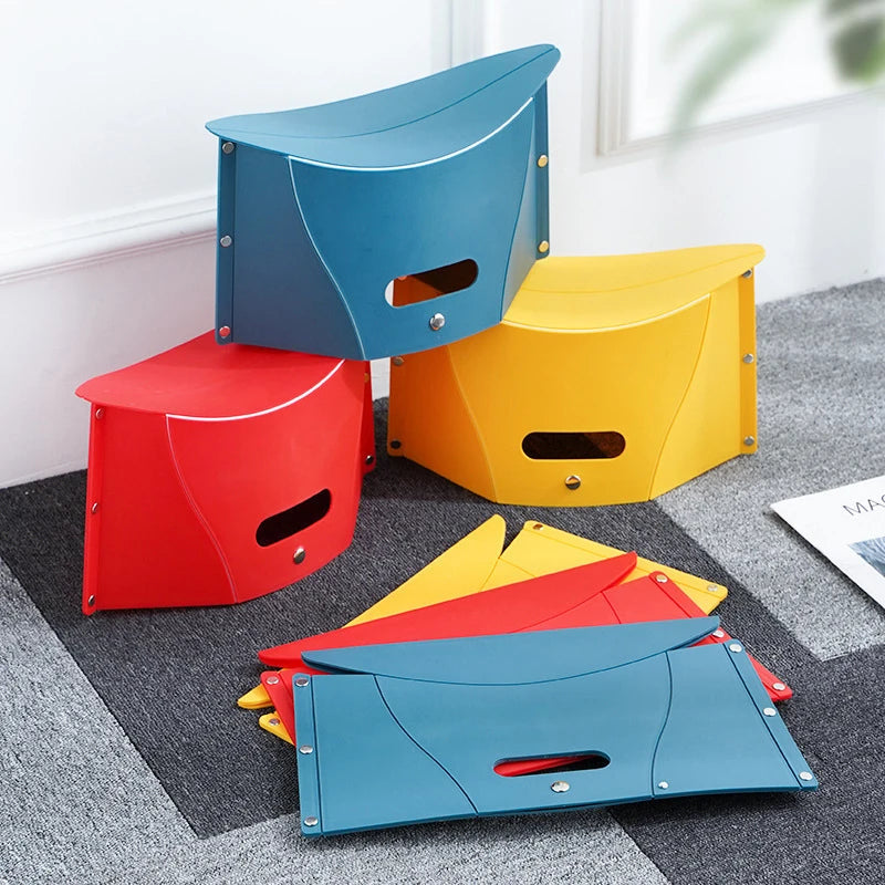 Plastic Portable Folding Stool Outdoor Chairs Portable Stool for Camping Storage Stool Storage Stool Folding Chair 2025