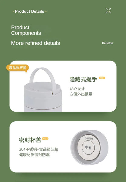 Travel Electric T Kettle Fast Boiling Water Portable baby Milk Warmer Kettle 304 Stainless Steel Thermo Kettles