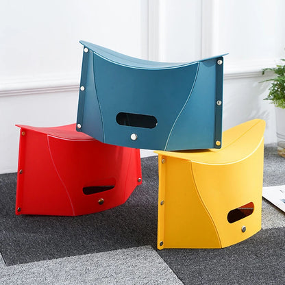 Plastic Portable Folding Stool Outdoor Chairs Portable Stool for Camping Storage Stool Storage Stool Folding Chair 2025
