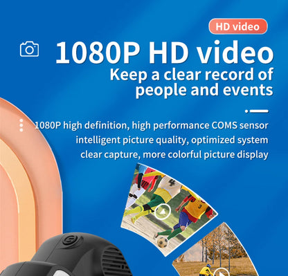 Mini Y3000 Keychain Camera8MP Photo Tiny Digital Body Cameras Thumb Cam, DV Micro Camcorder Support SD Card with Screen for Kids