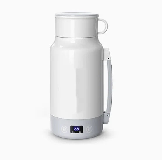Large Capacity Travel Electric Kettle Constant Temperature Water Boiler Dual Lid Design 110V Portable Insulated Kettle