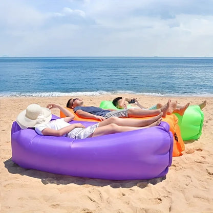 Recliner Air Lazy Inflatable Sofa Bag, Portable Camping Sofa Mattress, Music Festival Recliner