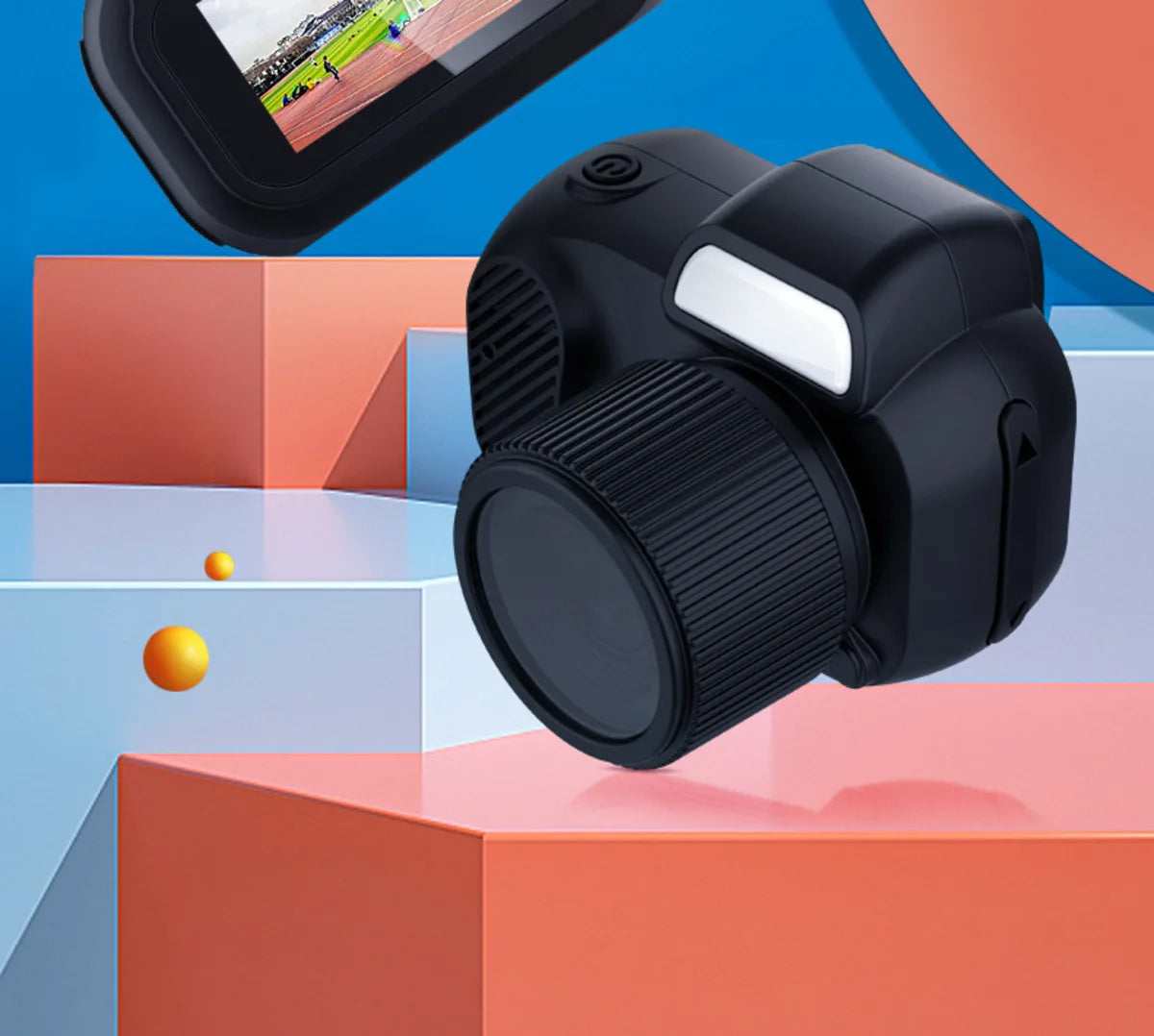 Mini Y3000 Keychain Camera8MP Photo Tiny Digital Body Cameras Thumb Cam, DV Micro Camcorder Support SD Card with Screen for Kids
