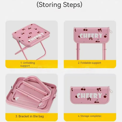 Outdoor Folding Stool Camping Chair Park Stool Picnic Portable Zipper Packed Small Fishing Chair Garden Folding Chair 의자를 접다