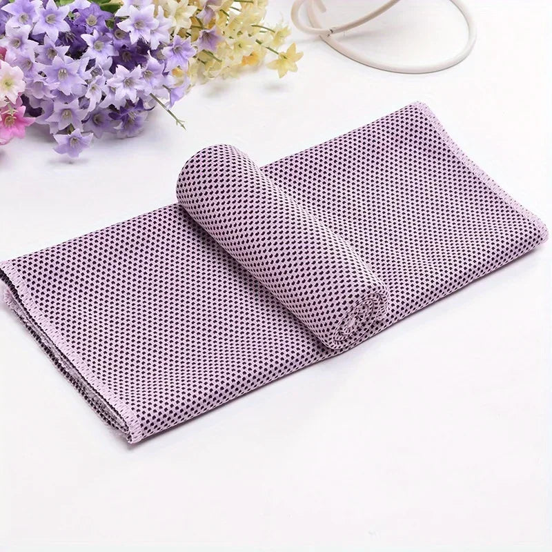 1-10pcs Cooling Towel Instant Relief Microfiber Cool Towels Chilling Neck Wrap Ice Cold Rags Sports Fitness Camping Hiking