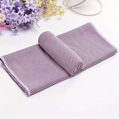 1-10pcs Cooling Towel Instant Relief Microfiber Cool Towels Chilling Neck Wrap Ice Cold Rags Sports Fitness Camping Hiking