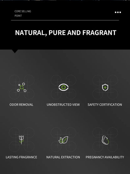 Perfume bottle car perfume, long-term car air freshener, car perfume used for car interior accessories, keep charming and fresh
