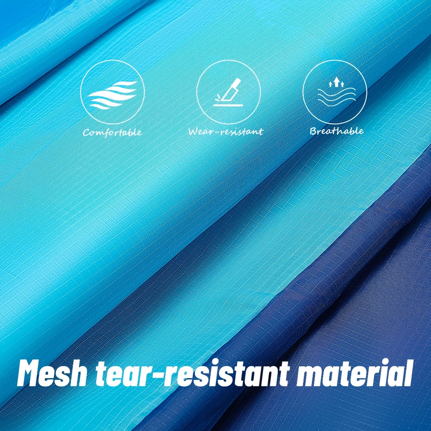 Portable Beach Towel No Sand Quick Drying Camping Mat Waterproof Oversized Beach Mat Travel Camping Picnic