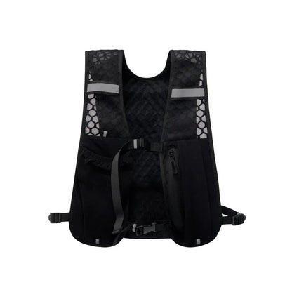 Lightweight Running Vest with Phone Holder New Reflective Hydration Water Chest Pack Storage for Sports Water Bottle