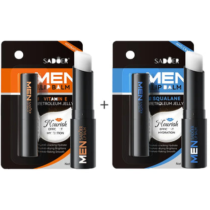 SADOER Men's Shark Grass Vaseline Lip Balm for Autumn and Winter to improve dryness,Beihu Moisturizing Hydrating Lip Balm