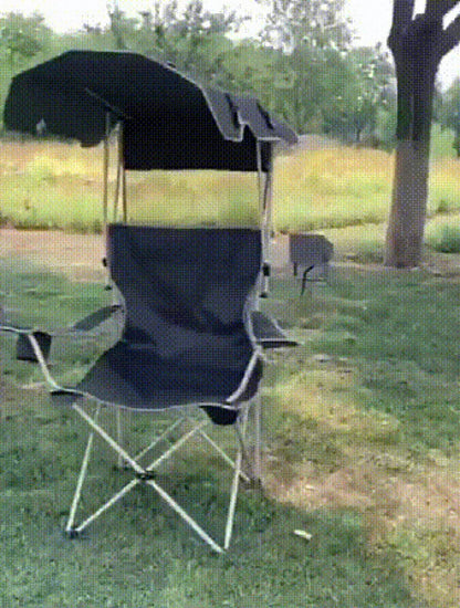 Stylish and Practical Beach Chair with Umbrella and Cooler Bag, Suitable for Picnics and Outdoor Activities