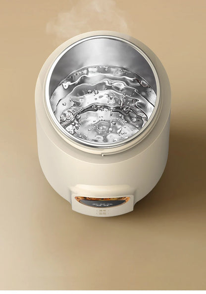 LED Digital Display Boiling Water Electric Bottle 220V 400W Leakproof Travel Milk Coffee Heating Cup Portable Hot Water Kettle