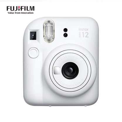 Genuine Fujifilm Instax Mini 12 Instant Camera With 20 Sheets Mini Film Paper Camera Shoulder Strap Bag Accessories Gift Suit