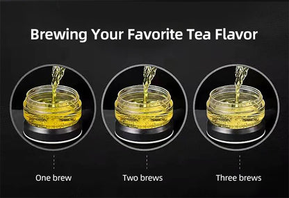 500ml Tea Infuser Vacuum Flask Stainless Steel Insulated Cup with Independent Tea Storage Handle Travel Mug Business Cup Gifts