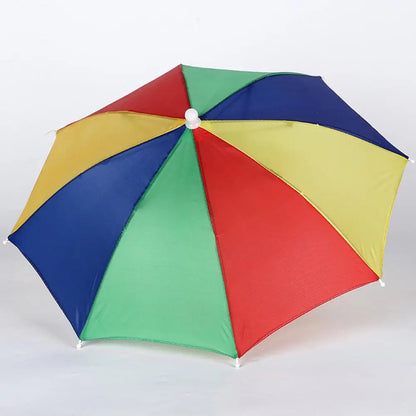 Foldable Outdoor Umbrella Hat Women Men Fishing Headwear Waterproof Hat Head Cap Cap Camping Headwear Beach Sun S2F9