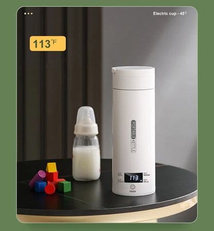 4 Temperature Electric Heating Kettle Leakproof Portable Fast Water Boiling Thermos Bottle Portable 220V 110V Hot Water Cup