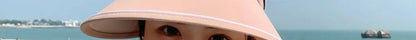 New Sun Hat Women's Uv Protection Sun Hat Summer Empty Cap Large Brim Outdoor Cycling Face Shade Hat Woman