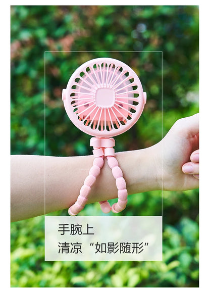 Fan for Cart Stroller Fans Portable Outdoor Fan Clip On for Baby 600mAh USB Rechargeable Handheld Electric Fan for Home 3 Speeds
