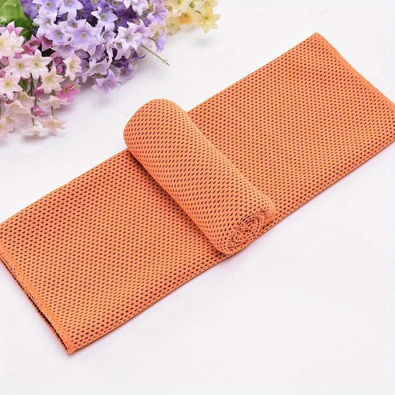 1-10pcs Cooling Towel Instant Relief Microfiber Cool Towels Chilling Neck Wrap Ice Cold Rags Sports Fitness Camping Hiking