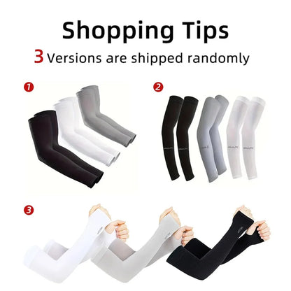 Cooling Breathable UV Protection Sleeves, Elastic Sunproof Arm Covers for Driving Golf Fishing Cycling Hiking Daily Sports Use