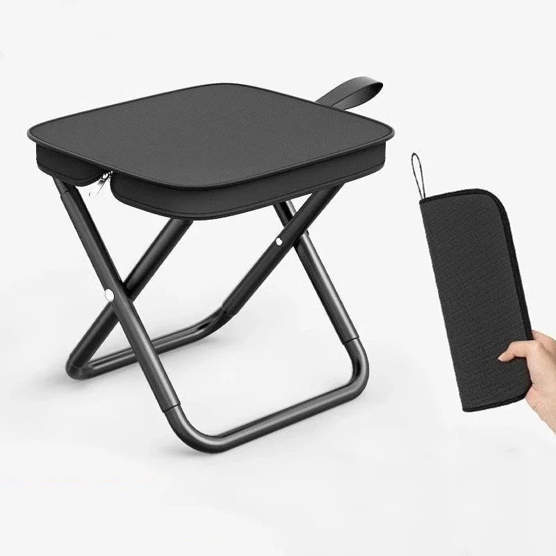 Outdoor Folding Stool Camping Chair Park Stool Picnic Portable Zipper Packed Small Fishing Chair Garden Folding Chair 의자를 접다