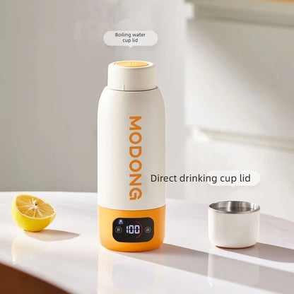 Corrosion-Resistant Electric Bottle, Large Capacity Portable, Constant Temperature Long-Lasting, Travel Heating Water Mug