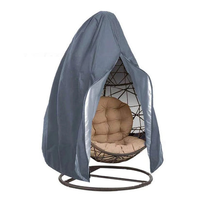 210D Oxford Waterproof Patio Hanging Egg Chair Cover Wicker Swing Egg Chair Cover Swing Hanging Chair Egg Shell Courtyard Garden