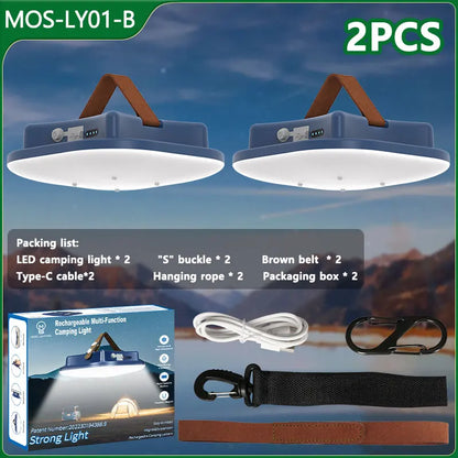MOSLIGHTING Rechargeable Camping Strong Light with Magnet Zoom Portable Torch Tent Light Work Car Maintenance Lighting LED USB