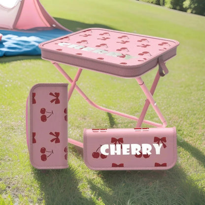 Outdoor Folding Stool Camping Chair Park Stool Picnic Portable Zipper Packed Small Fishing Chair Garden Folding Chair 의자를 접다